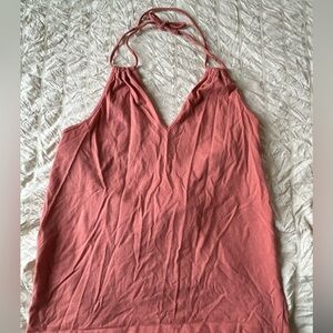 Women's Pink Halter Top